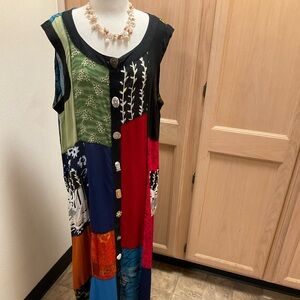 Great color locked dress